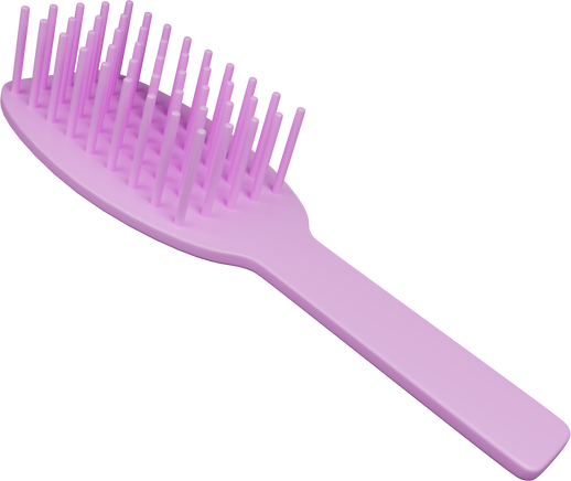 3d illustration of comb